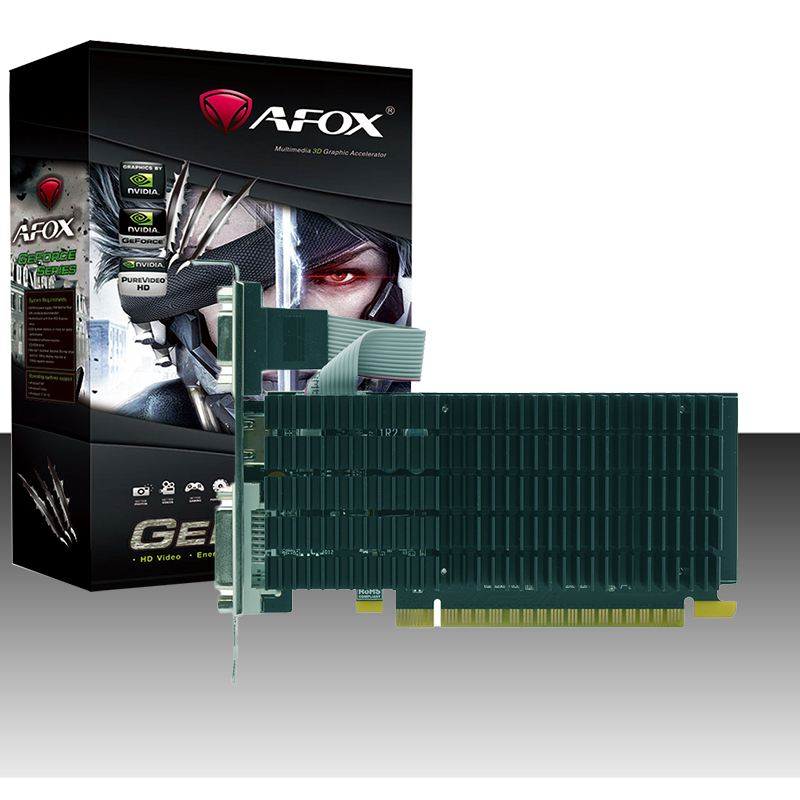 Видеокарта AFOX NVIDIA GeForce GT 710 LP, 2Gb DDR3