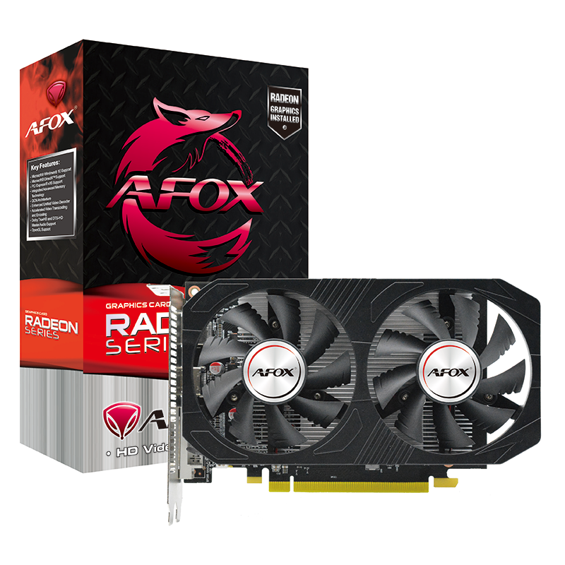 Видеокарта AFOX AMD Radeon RX 550 4Gb DDR5 (AFRX550-4096D5H4-V6)