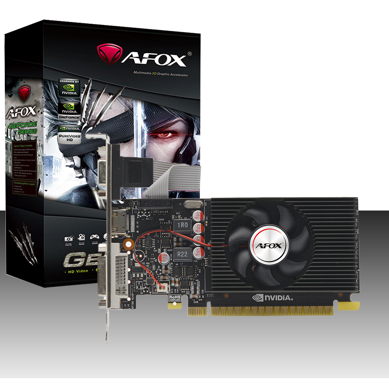 Видеокарта AFOX NVIDIA GeForce GT 240 LP, 1Gb DDR3