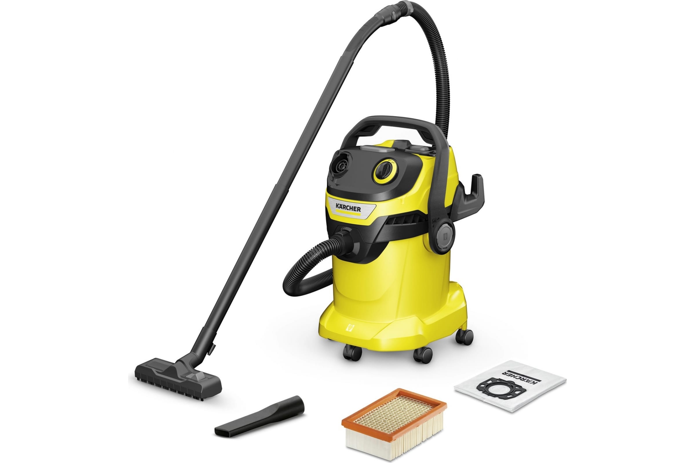 Строительный пылесос KARCHER WD 5 V-25/5/22, сетевой, 1075310 купить в  Новосибирске в интернет-магазине e2e4