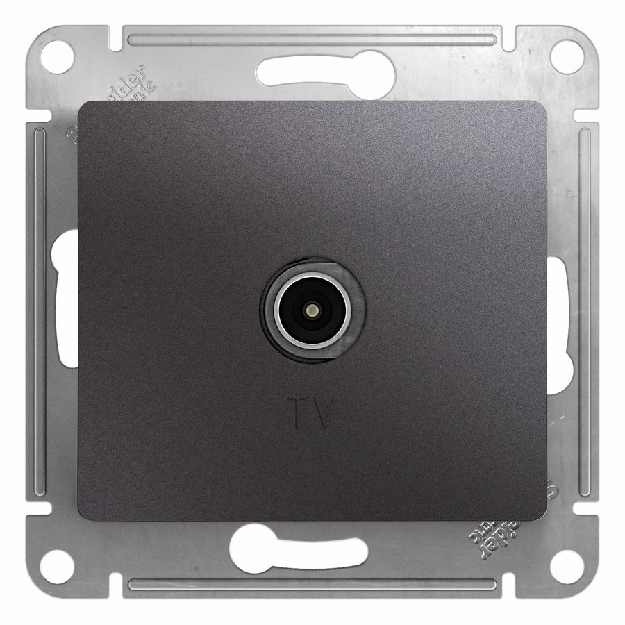 

Розетка TV Schneider Electric Glossa, графит, механизм без рамки (GSL001391), 0