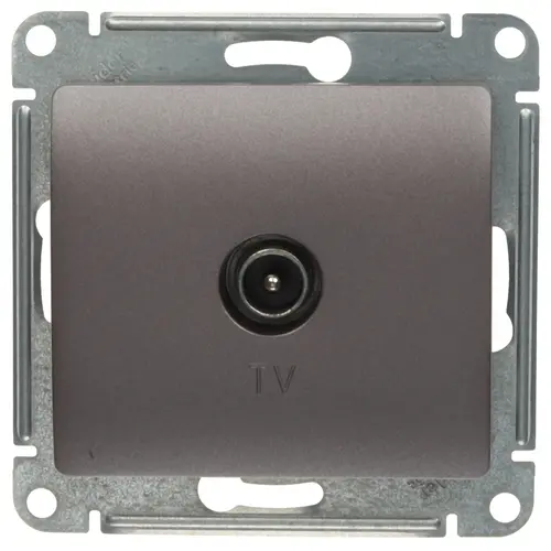 

Розетка TV Schneider Electric Glossa, сиреневый туман, механизм без рамки (GSL001491), 0