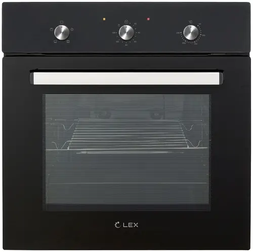 Духовой шкаф электрический LEX EDM 041 BL, черный/серебристый (CHAO000322), цвет черный/серебристый