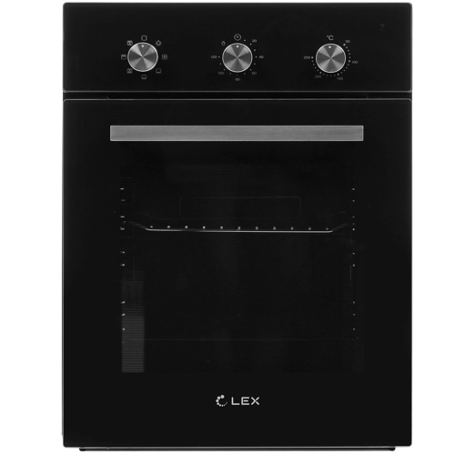 Духовой шкаф LEX EDM 4570 BL, черный/серебристый