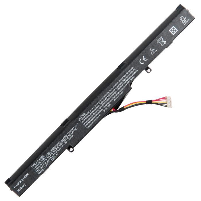 

Аккумуляторная батарея A41-X550E для Asus X450J, X450JF, X751, X751M, X751L, X550DP, 14.4V, 2200mAh, черный, A41-X550E