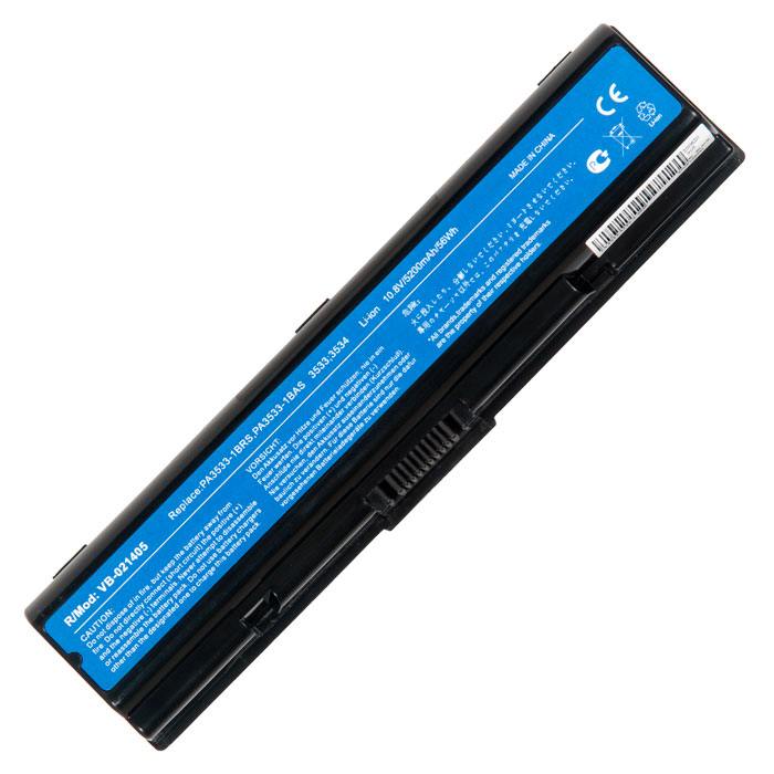 

Аккумуляторная батарея PA3534U-1BRS для Toshiba Satellite A200, A210, A300, A305, A350, A355, A500, L300, L305, L500, L505, L550, L555, M200, Satellite Pro A200, A210, A300, L300, L450, L550, 10.8V, 5200mAh, черный, PA3534U-1BRS