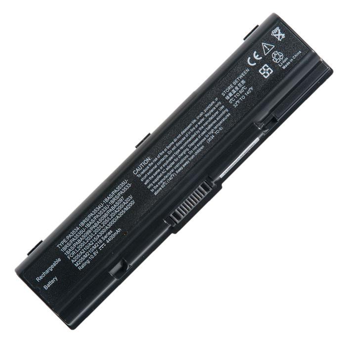

Аккумуляторная батарея PA3534 для Toshiba Satellite A200, A300, A305, A350, A355, A500, A505, L300, L305, L500, L505, L550, L555, Satellite Pro A200, A210, A300, L300, L450, L550, 10.8V, 4400mAh, черный, PA3534
