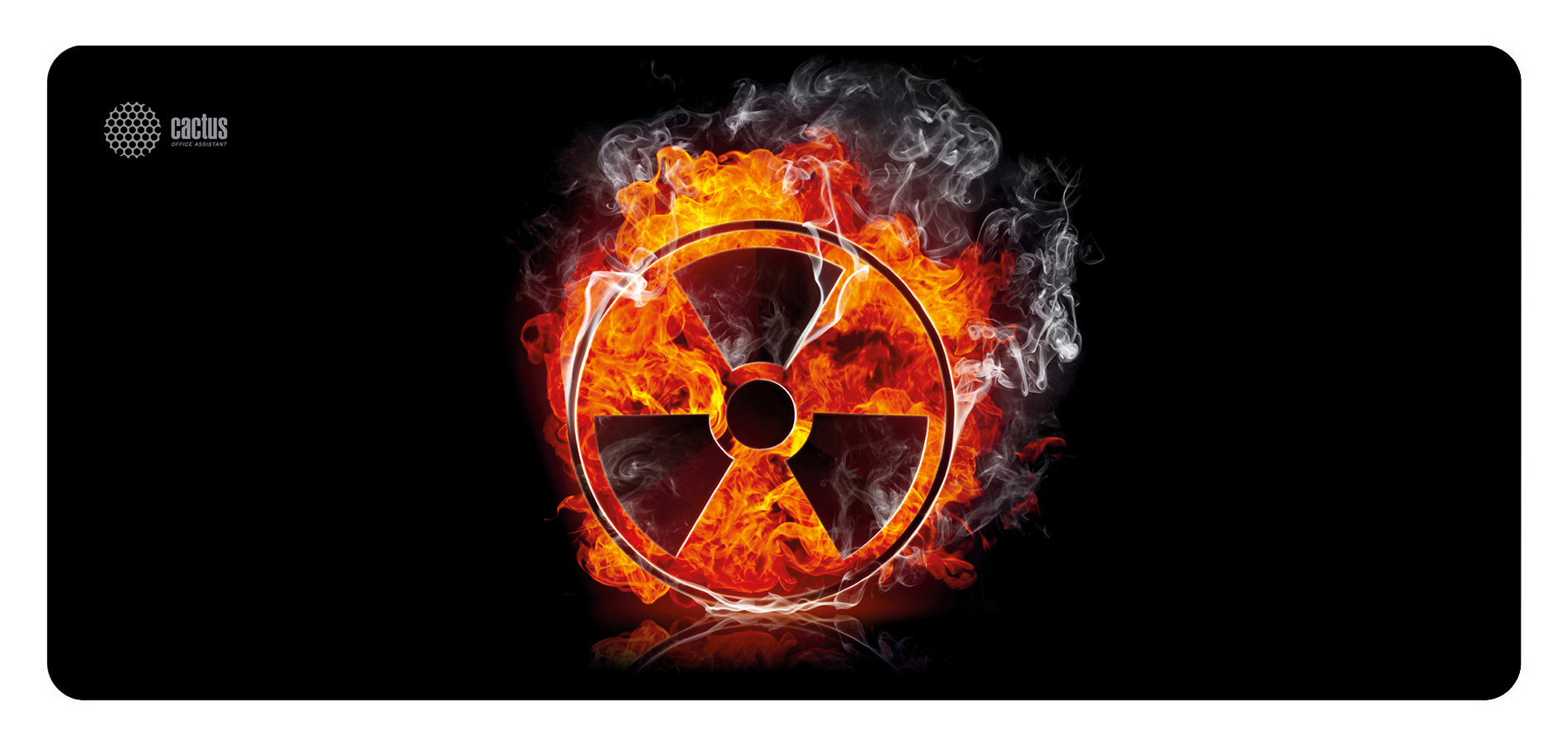

Коврик для мыши Cactus Radiation, игровой, 900x400x3мм, черный/принт (CS-MP-PRO08XXL), Radiation