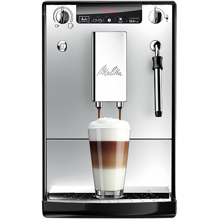 

Кофемашина автоматическая Melitta Caffeo Solo&milk, зерновой, 1.2л, автоматический капучинатор, металлические жернова, дисплей, черный, 1450Вт (E 953-202), Solo&milk