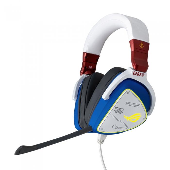 

Гарнитура Asus ROG DELTA GUNDAM LTD/U, USB, белый (90YH0332-B2UA00), ROG DELTA GUNDAM LTD/U