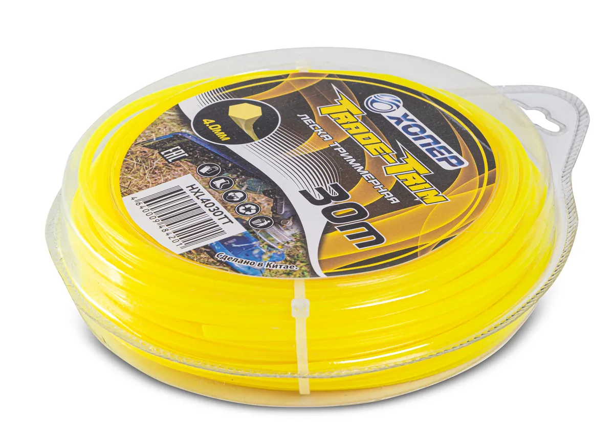 

Леска триммерная ХОПЕР TRADE-TRIM, звезда 4 мм x 30 м (HXL4030TT)