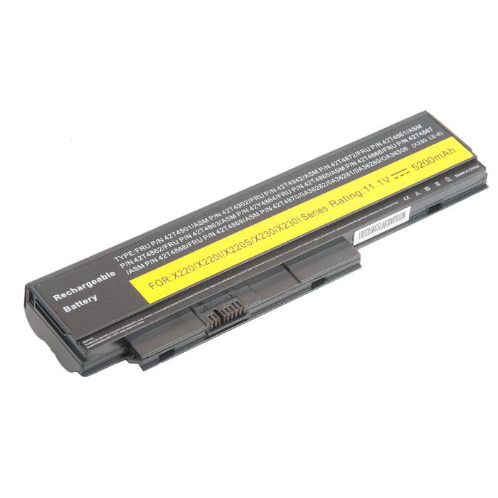 

Аккумуляторная батарея 0A36283 для Lenovo ThinkPad X220, X220i, X220s, 11.1V, 5200mAh, черный, 0A36283