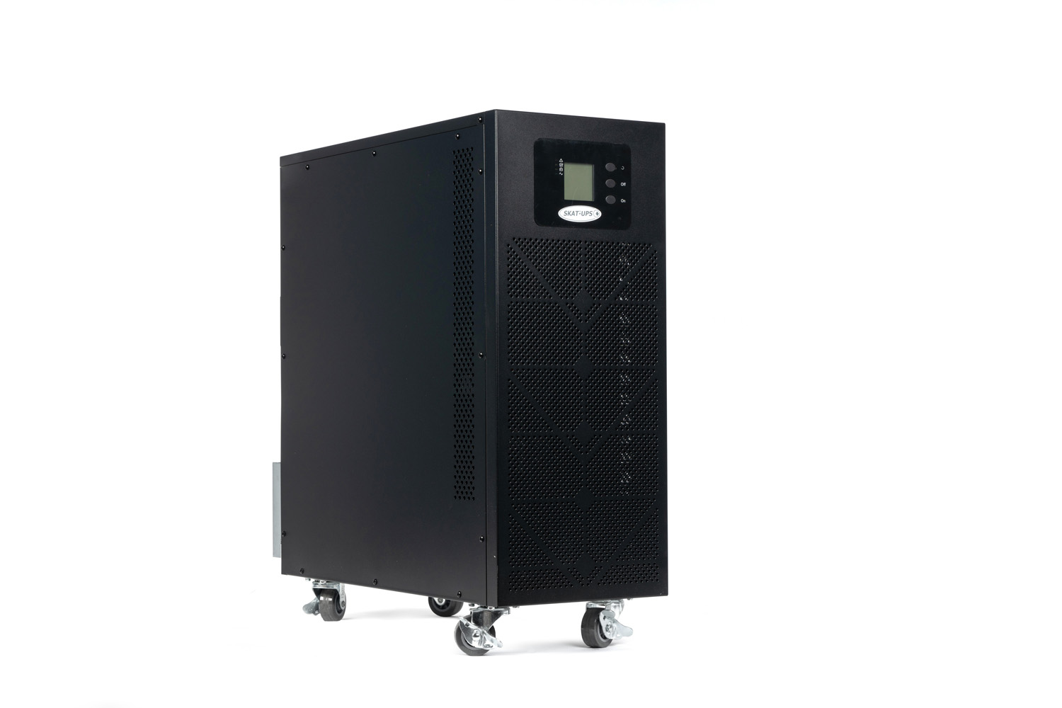ИБП БАСТИОН SKAT-UPS 10-3/3, 10000 В·А, 9 кВт, клеммная колодка, розеток - 1, USB, черный (445) (без аккумуляторов)