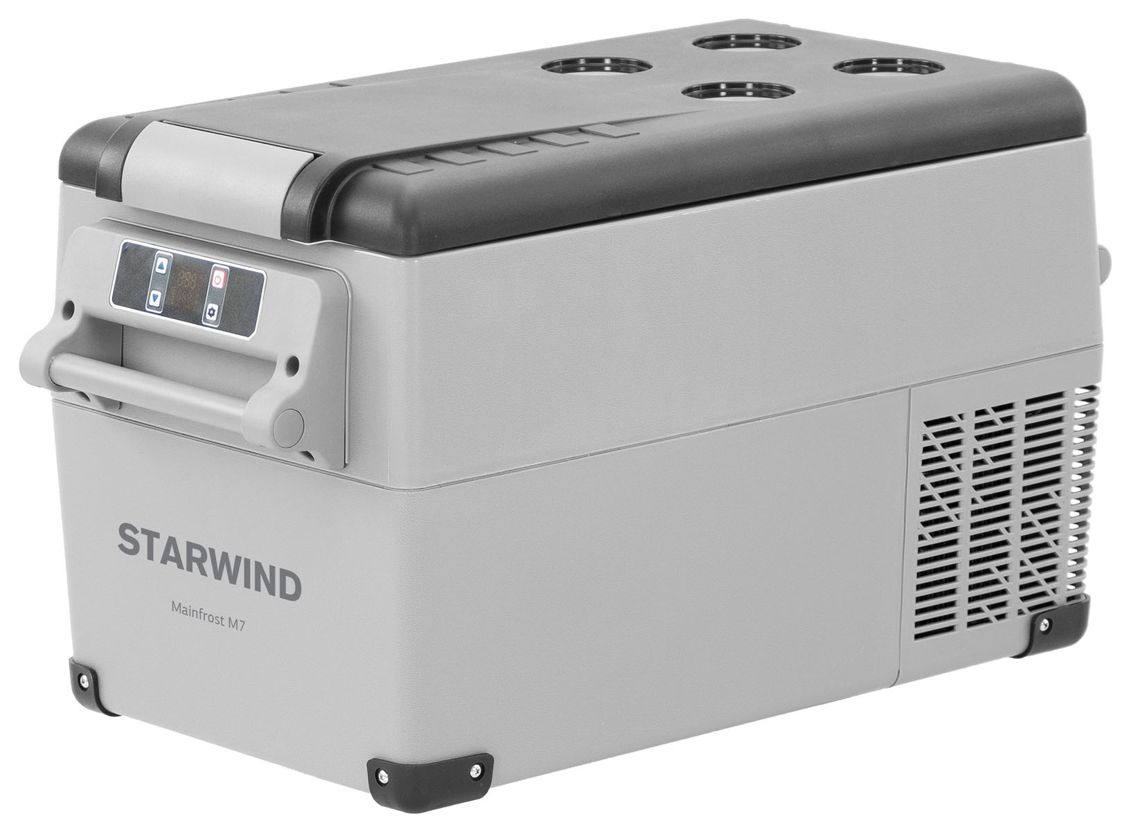 

Автохолодильник STARWIND Mainfrost M7, 35 л, 60 Вт, серый (M7), Mainfrost M7