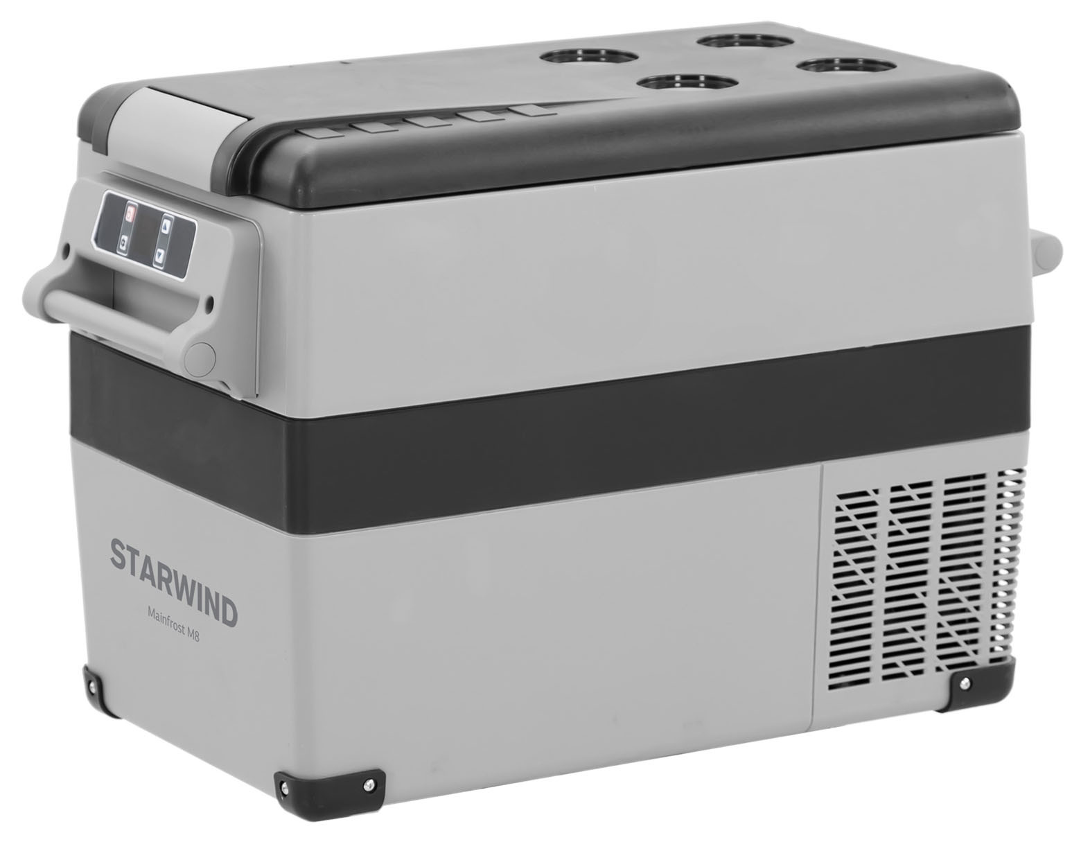 

Автохолодильник STARWIND Mainfrost M8, 45 л, 60 Вт, серый (M8), Mainfrost M8