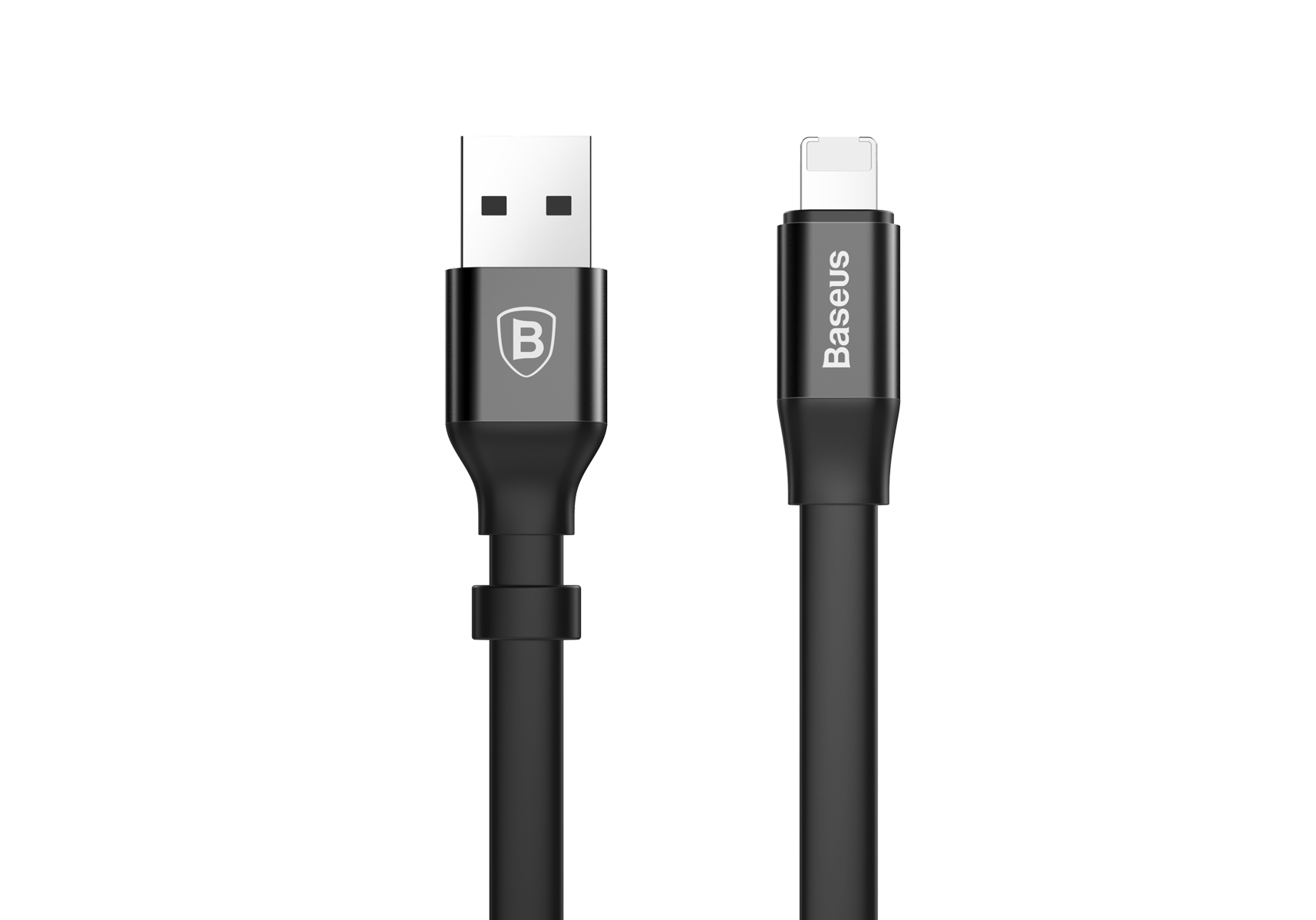 

Кабель Lightning 8-pin(m)+Micro USB 2.0(Bm)-USB 2.0(Am), плоский, 2A, 23см, черный Baseus (CALMBJ-01), 0