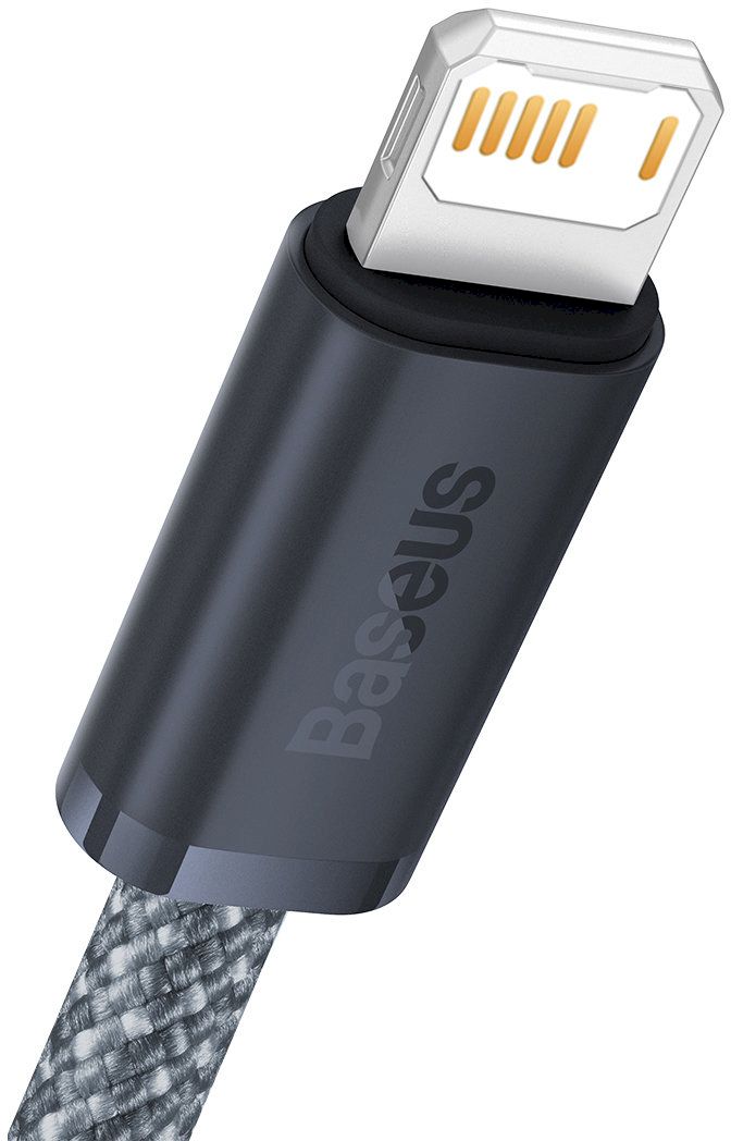 

Кабель Lightning 8-pin-USB, 2.4A, 2м, серый Baseus Dynamic Series (CALD000516)