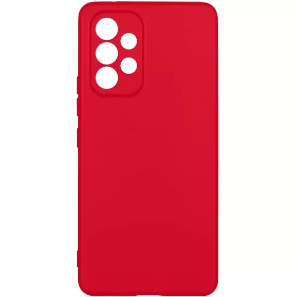 

Чехол-накладка DF sCase для смартфона Samsung Galaxy A53 5G, силикон, красный (DF sCase-138)