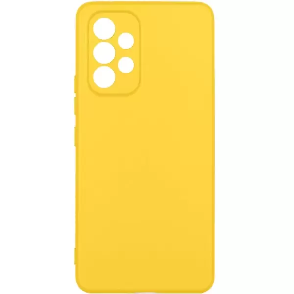 

Чехол-накладка DF sCase для смартфона Samsung Galaxy A53 5G, силикон, желтый (DF sCase-138)