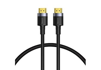 

Кабель HDMI(19M)-HDMI(19M) 4K, экранированный, 1 м, черный Baseus (CADKLF-E01)