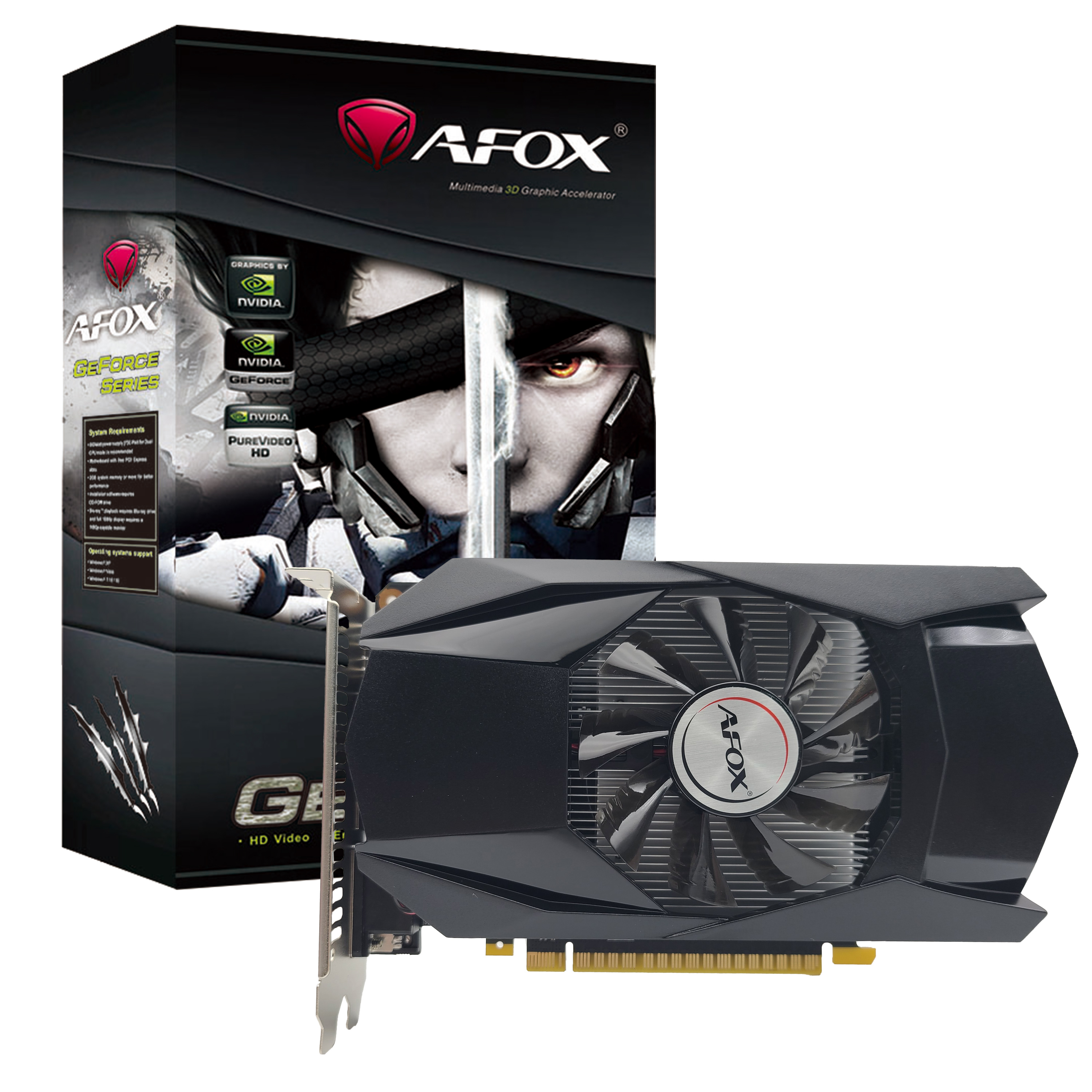 Видеокарта AFOX NVIDIA GeForce GT 740, 4Gb DDR5