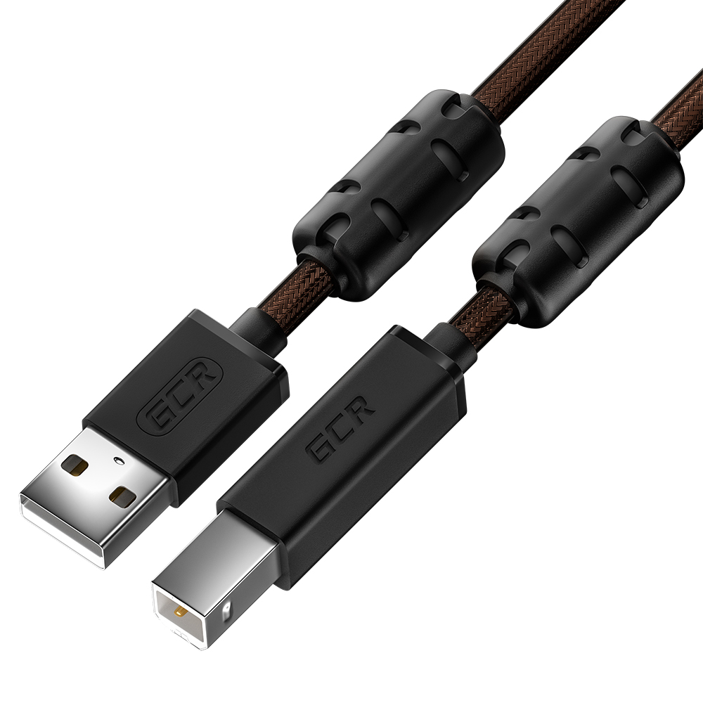 

Кабель USB 2.0(Am)-USB 2.0(Bm), ферритовый фильтр, 1.5м, черный GCR GCR-UPC10 (GCR-52078), GCR-UPC10