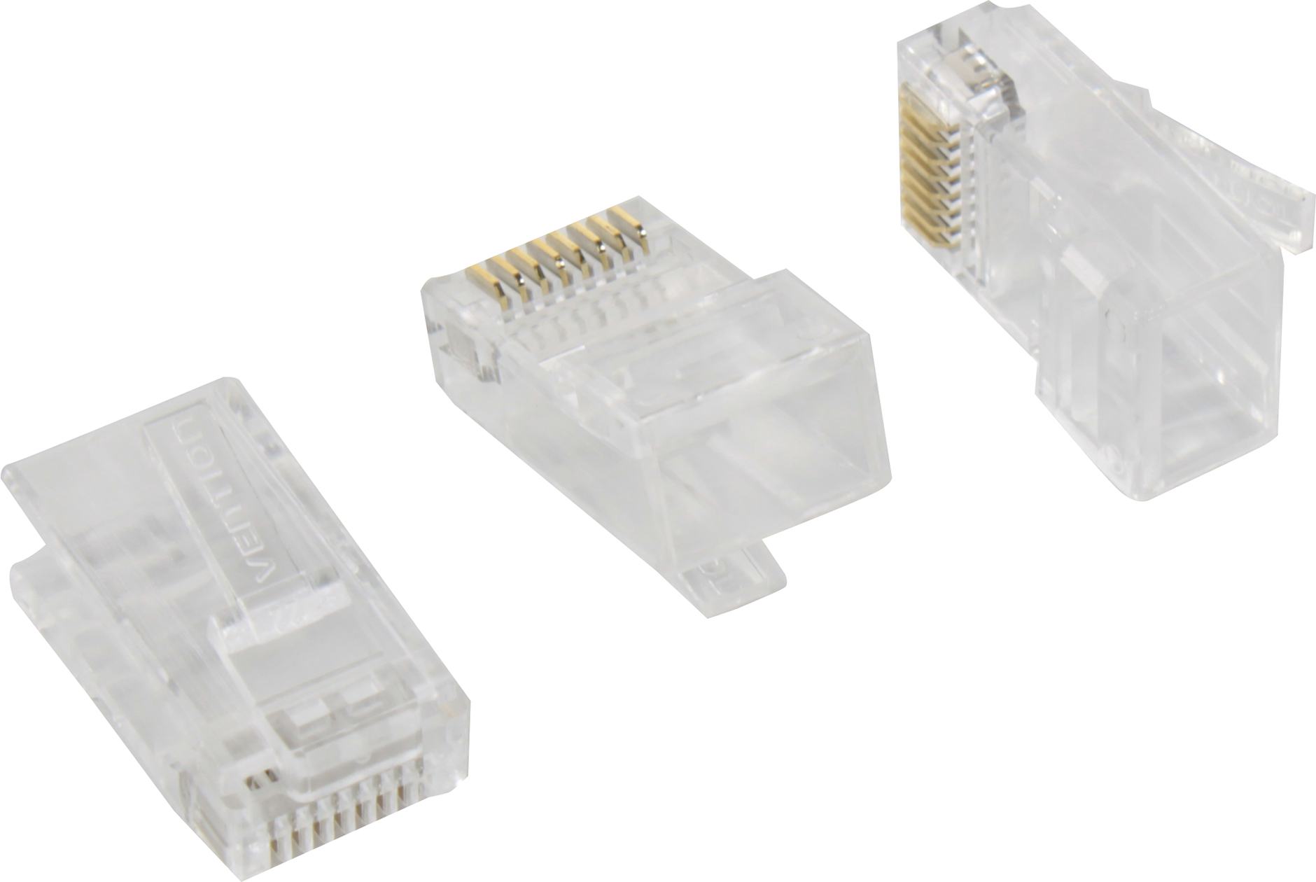 

Коннектор RJ-45 8P8C категория 6a, 10шт., Vention (IDGR0-10)