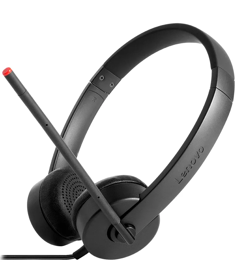 

Проводная гарнитура Lenovo Essential Stereo Analog Headset, Jack 3.5mm, черный (4XD0K25030), Essential Stereo Analog Headset