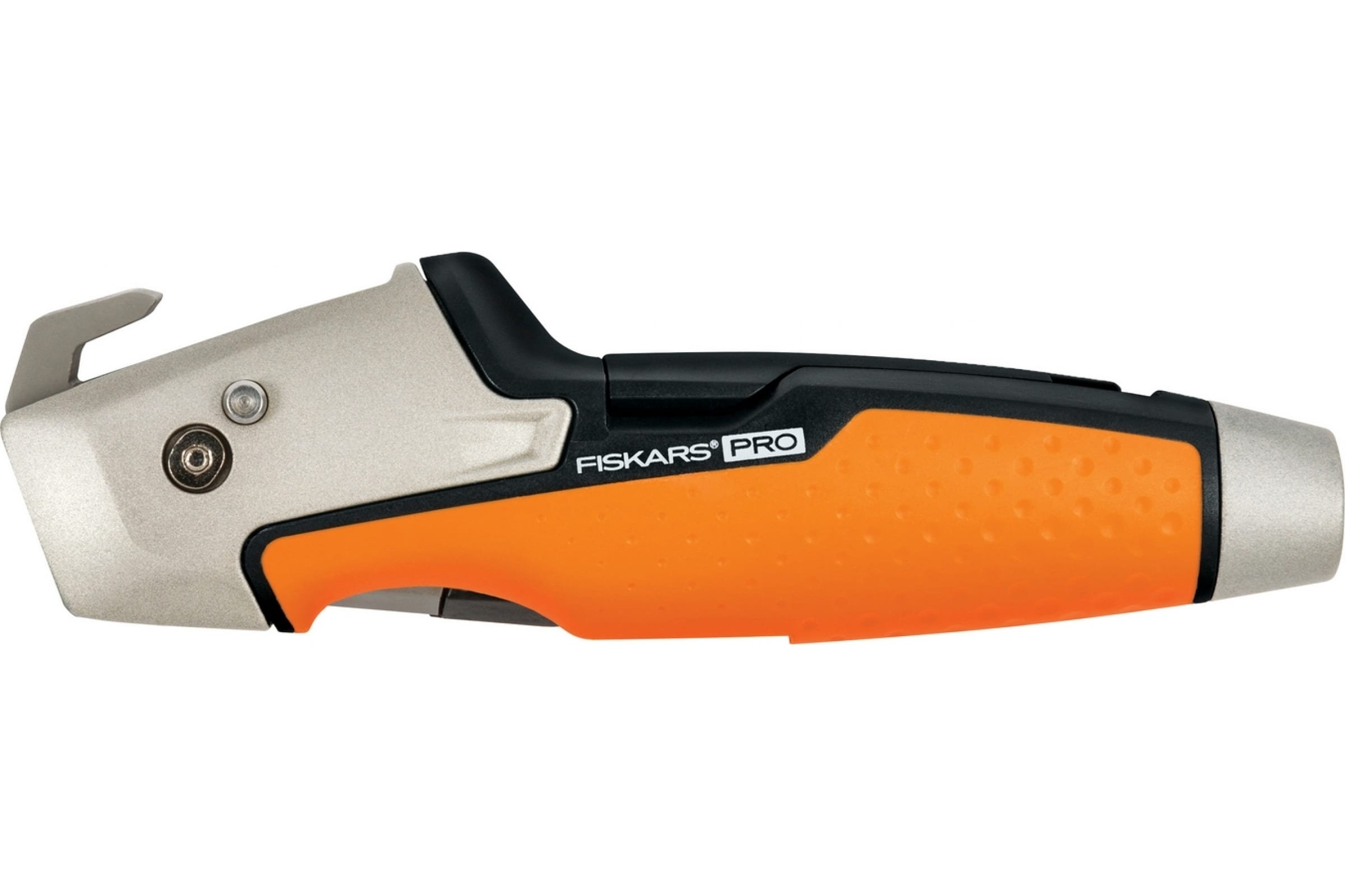 Малярный нож, лезвие: 19мм / выдвижное / трапециевидное, Fiskars Pro CarbonMax (1027225)