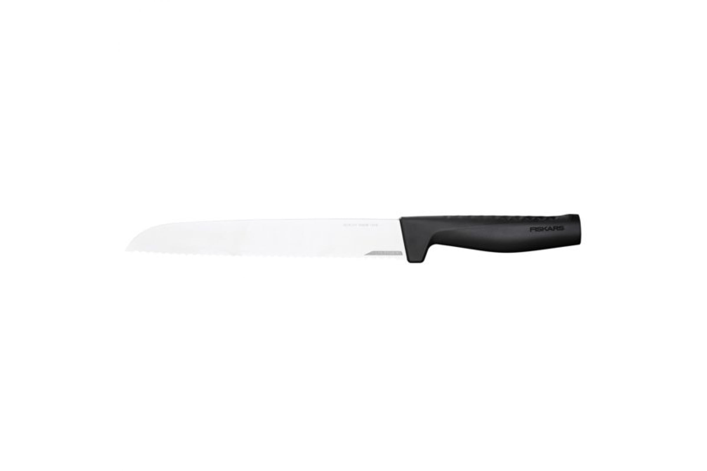 

Нож кухонный для хлеба FISKARS Hard Edge, лезвие 21.8 см (1054945), Чёрный