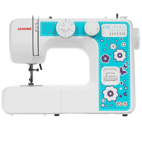 

Швейная машина Janome PS-15, белый/синий (PS-15), PS-15