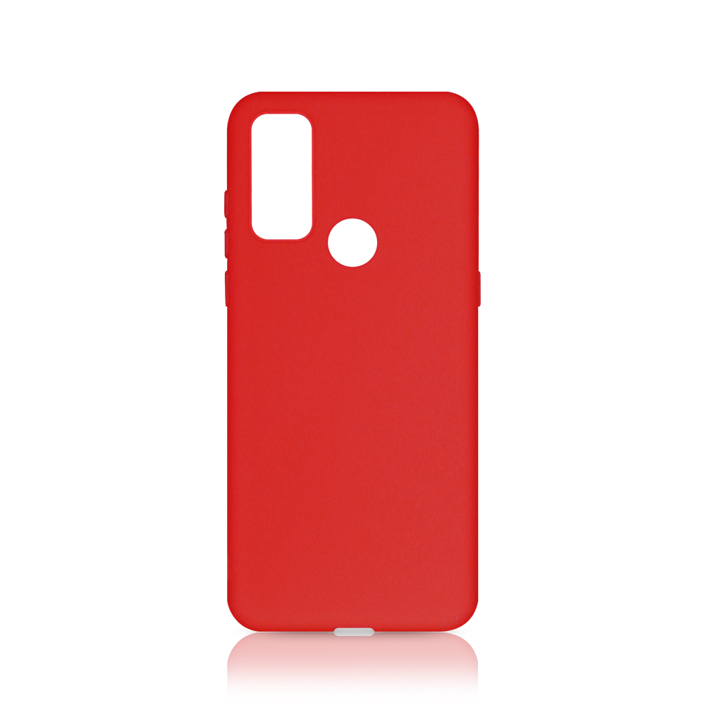 

Чехол DF для смартфона TCL 20 SE, силикон, красный (tcCase-02)