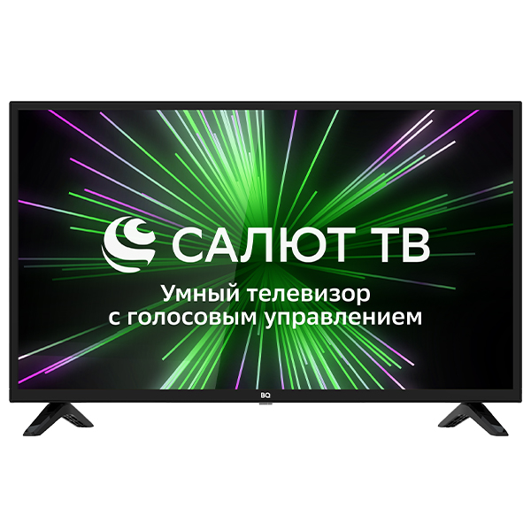 

Телевизор 32" BQ 32S10B, HD, 1366x768, DVB-T /T2 /C, HDMIx2, USBx1, WiFi, Smart TV, черный, 32S10B