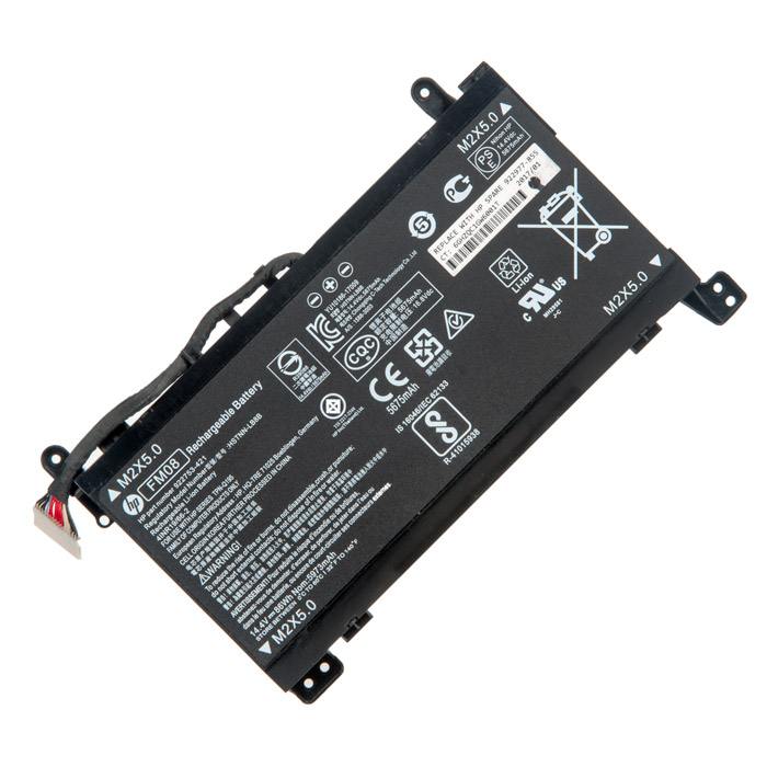 

Аккумуляторная батарея FM08 для HP 17-AN, 14.4V, 5900mAh, черный, FM08