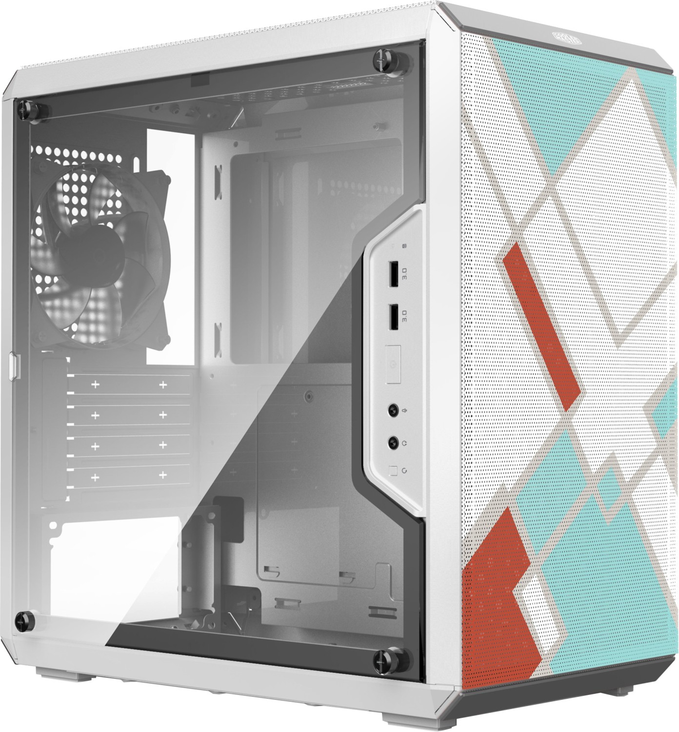 

Корпус COOLERMASTER Q300L Retro, mATX, Mini-Tower, 2xUSB 3.0, белый, без БП (MCB-Q300L-WANN-SRE), Q300L Retro