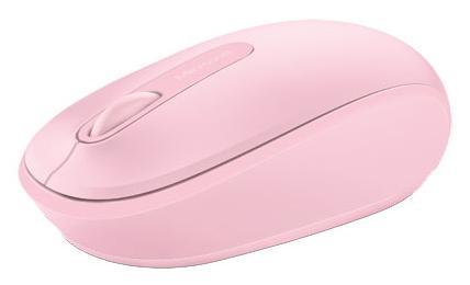Мышь беспроводная Microsoft Mobile 1850, оптическая светодиодная, Wireless, USB, розовый (U7Z-00024)