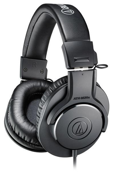 

Проводные наушники Audio-Technica ATH-M20x, jack 3.5 мм, черный, ATH-M20x