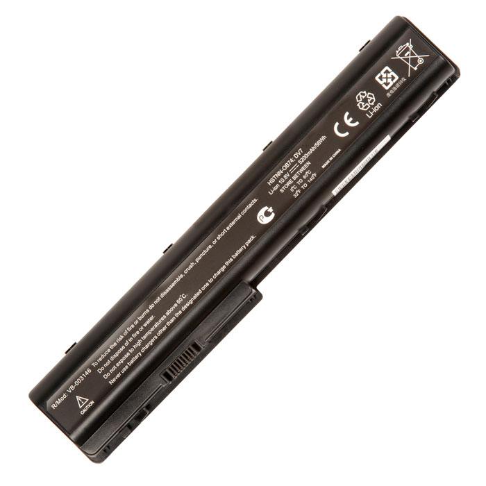 

Аккумуляторная батарея 464058-121 для HP Pavilion DV7, HDX18, Compaq CQ71, 11.1V, 5200mAh, черный, 464058-121