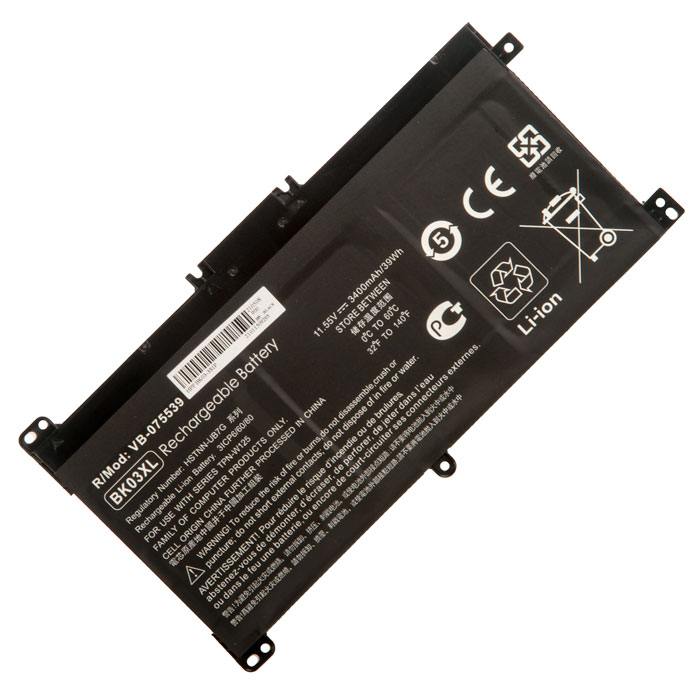 

Аккумуляторная батарея BK03XL для HP Pavilion X360 14-BA, 11.6V, 3400mAh, черный, BK03XL