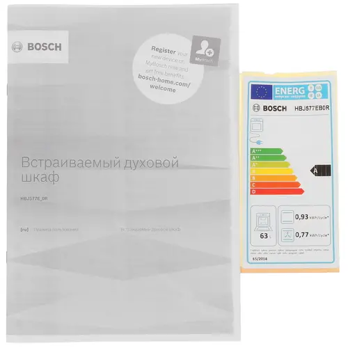 Духовой шкаф bosch hbj577ebor