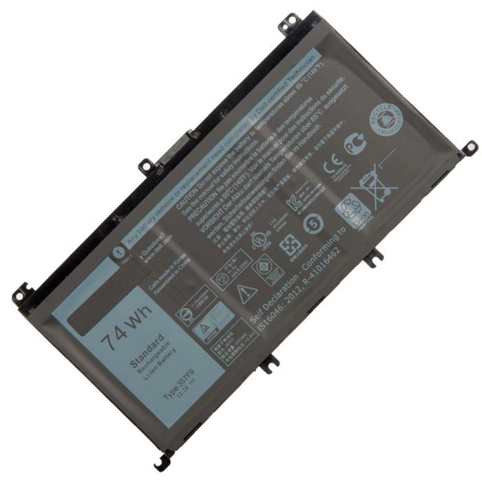 

Аккумуляторная батарея 357F9 для Dell Inspiron 15-7000, 7559, 7557, 7567, 7759, 11.1V, 6600mAh, черный, 357F9