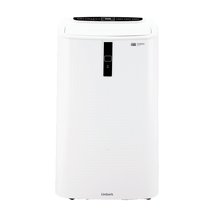 

Мобильный кондиционер до 18-26 12000 BTU/ч, охлаждение, осушение, белый, Timberk Vardo P11E (T-PAC12-P11E), P11E