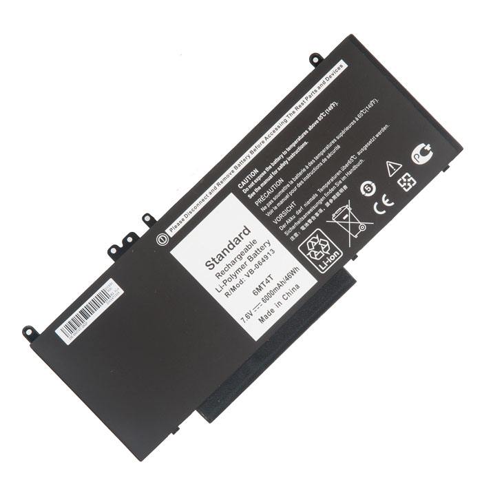 

Аккумуляторная батарея 6MT4T для Dell Latitude 14-E5470, E5450, E5470, E5550, E5570, 7.6V, 6000mAh, черный, 6MT4T