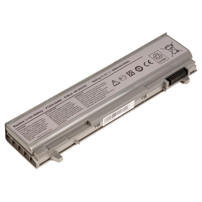

Аккумуляторная батарея 312-0754 для Dell Latitude E6400, E6410, E6500, E6510, 11.1V, 5200mAh, серый, 312-0754