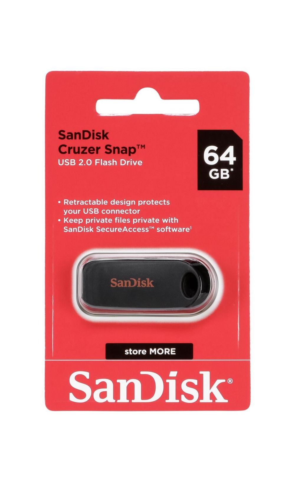 

Флешка 64Gb USB 2.0 Sandisk Cruzer SanDisk Cruzer Snap, черный (SDCZ62-064G-G35), SanDisk Cruzer Snap