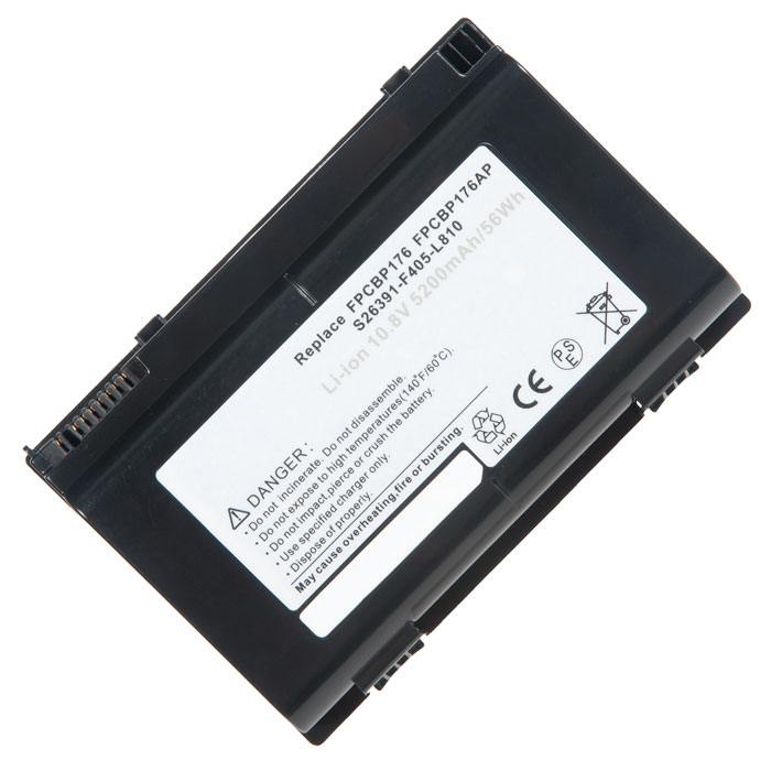 

Аккумуляторная батарея BP176-3S2P для Fujitsu LifeBook A1220, A530, A6210, A6220, A6230, AH530, AH550, E780, E8410, E8420, E8420E, E8420LA, N7010, NH570, 10.8V, 5200mAh, черный, BP176-3S2P