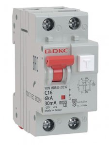 

Выключатель автоматический DKC MDR63-22C40-A двухполюсный (2P/2П) 40A C 6кА (MDR63-22C40-A), MDR63-22C40-A