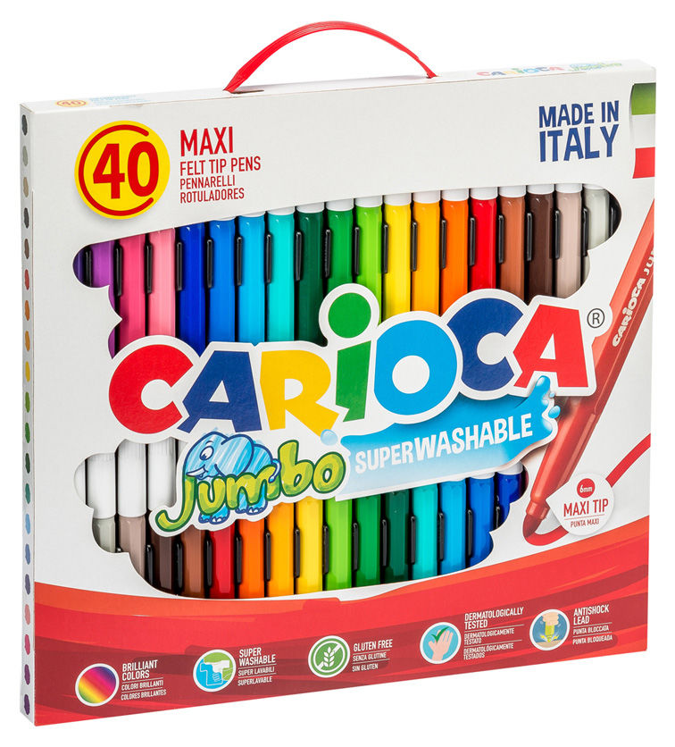 

Фломастеры Carioca JUMBO, 36 шт. (41257), JUMBO