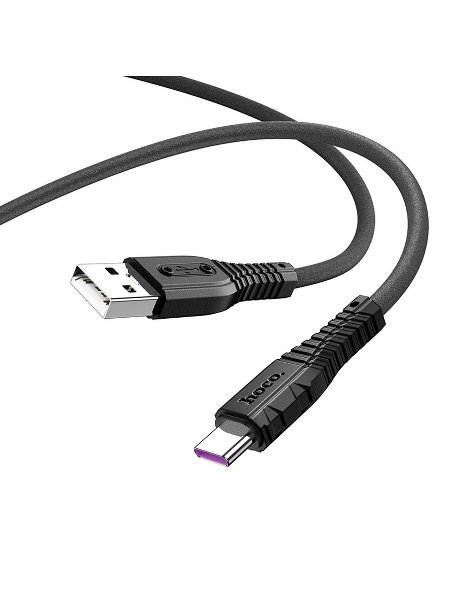 

Кабель USB Type-C-USB, 5A быстрая зарядка, 1м, черный HOCO X67 (55872), X67
