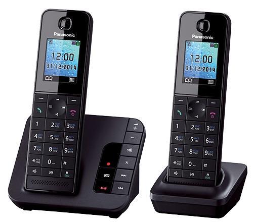 

Радиотелефон Panasonic KX-TGH222, DECT, АОН, черный, KX-TGH222